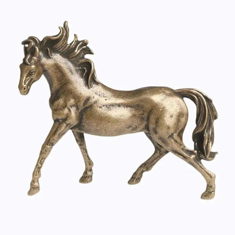 Stallion Statue - Majestic Bronze Miniature by House Of Avana