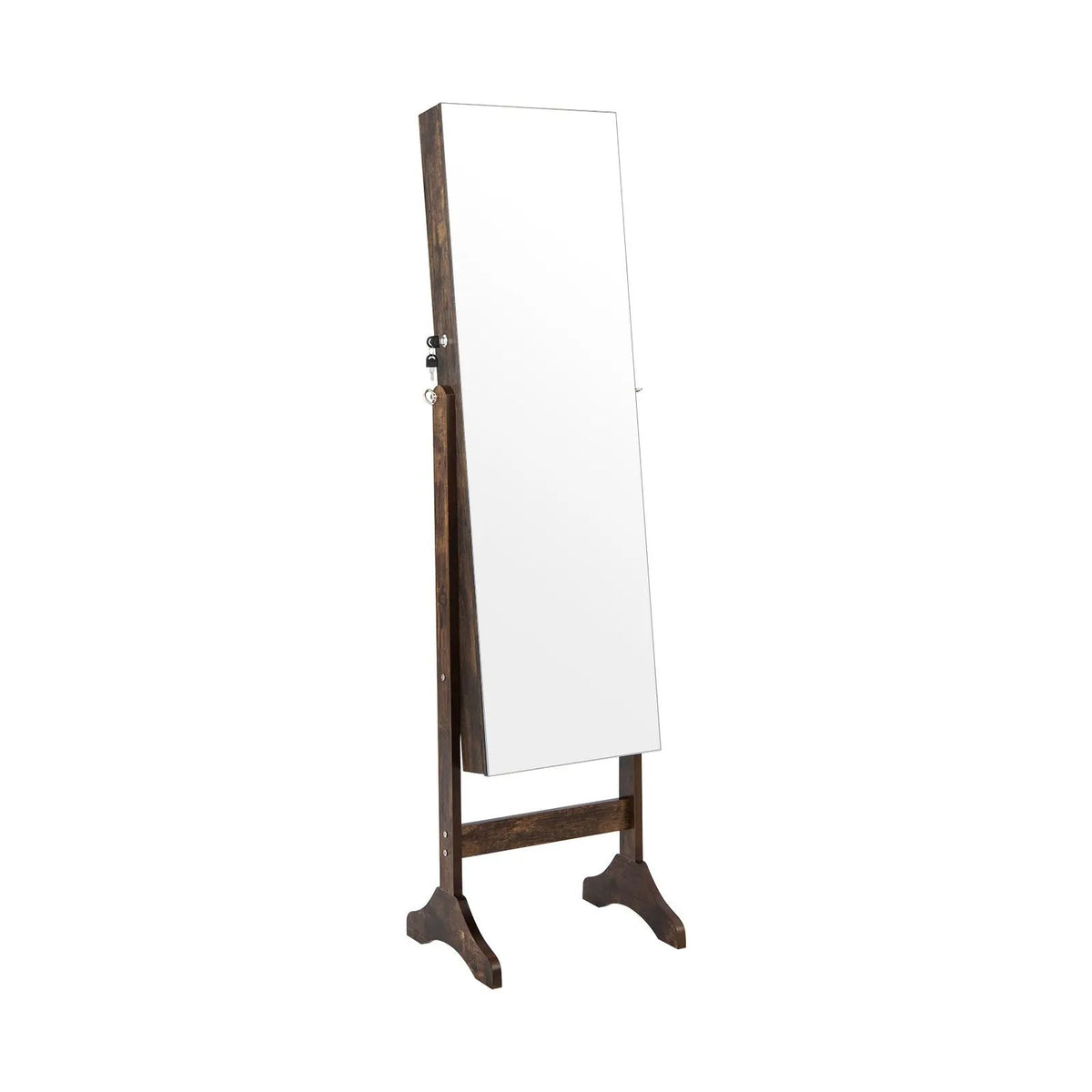 Standing Jewelry Cabinet with Full Length Mirror by DirectDeals