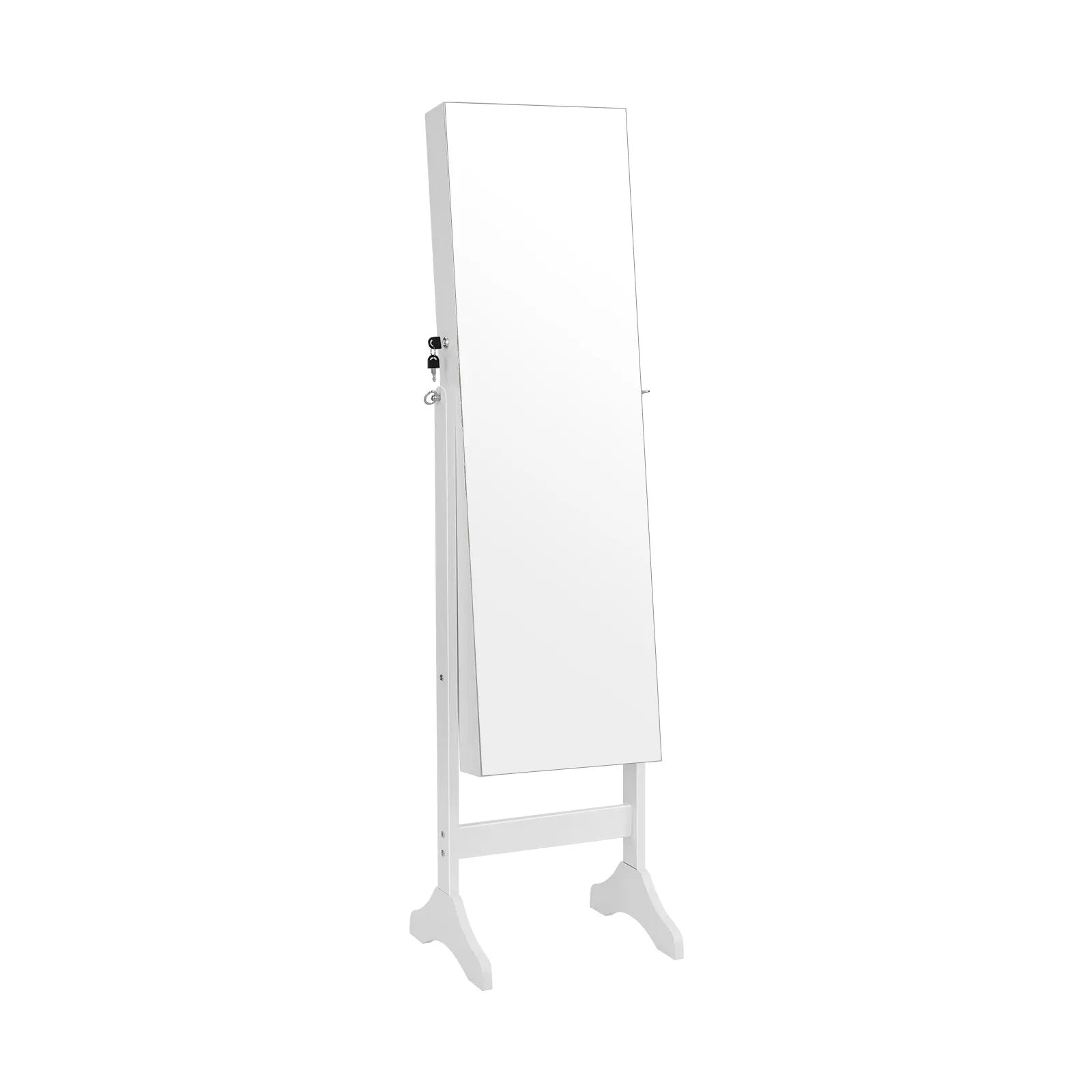 Standing Jewelry Cabinet with Full Length Mirror by DirectDeals