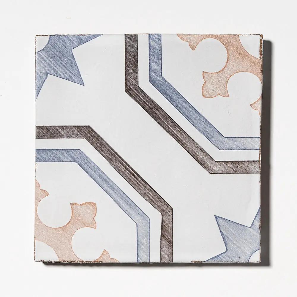 Star Turn Matte Glazed Terracotta Tiles 6x6 by Stonetiledepot