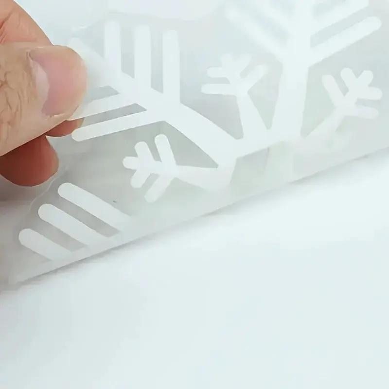 Static Cling Window Decor Set - Reusable Electrostatic Snowflake Winter Decoration by House Of Avana