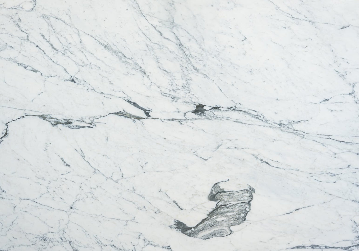 Statuario Altissimo Honed Marble Slab Random