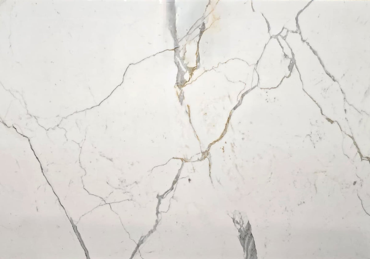 Statuario Classic Polished Marble Slab Random