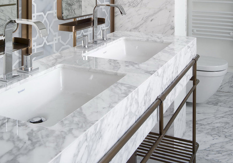 Statuary Corchia Polished Marble Slab Random room scene