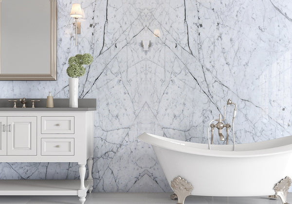 Statuary Polished Marble Slab Random