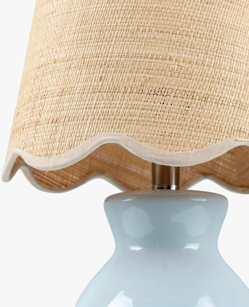 Salgareda Grey Ceramic Table Lamp by Boutique Rugs