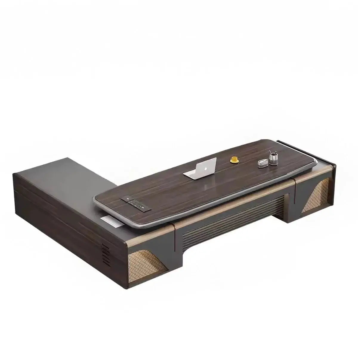 Stellan · Modern L-Shaped Executive Desk by Arc Grove