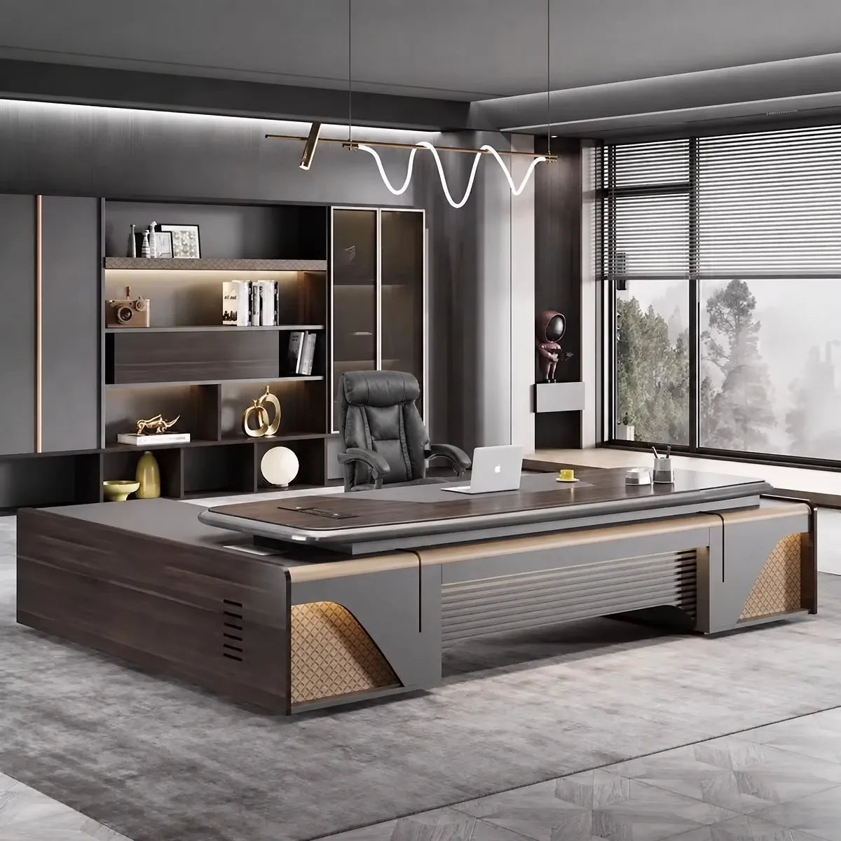 Stellan · Modern L-Shaped Executive Desk, photo 2 of 9