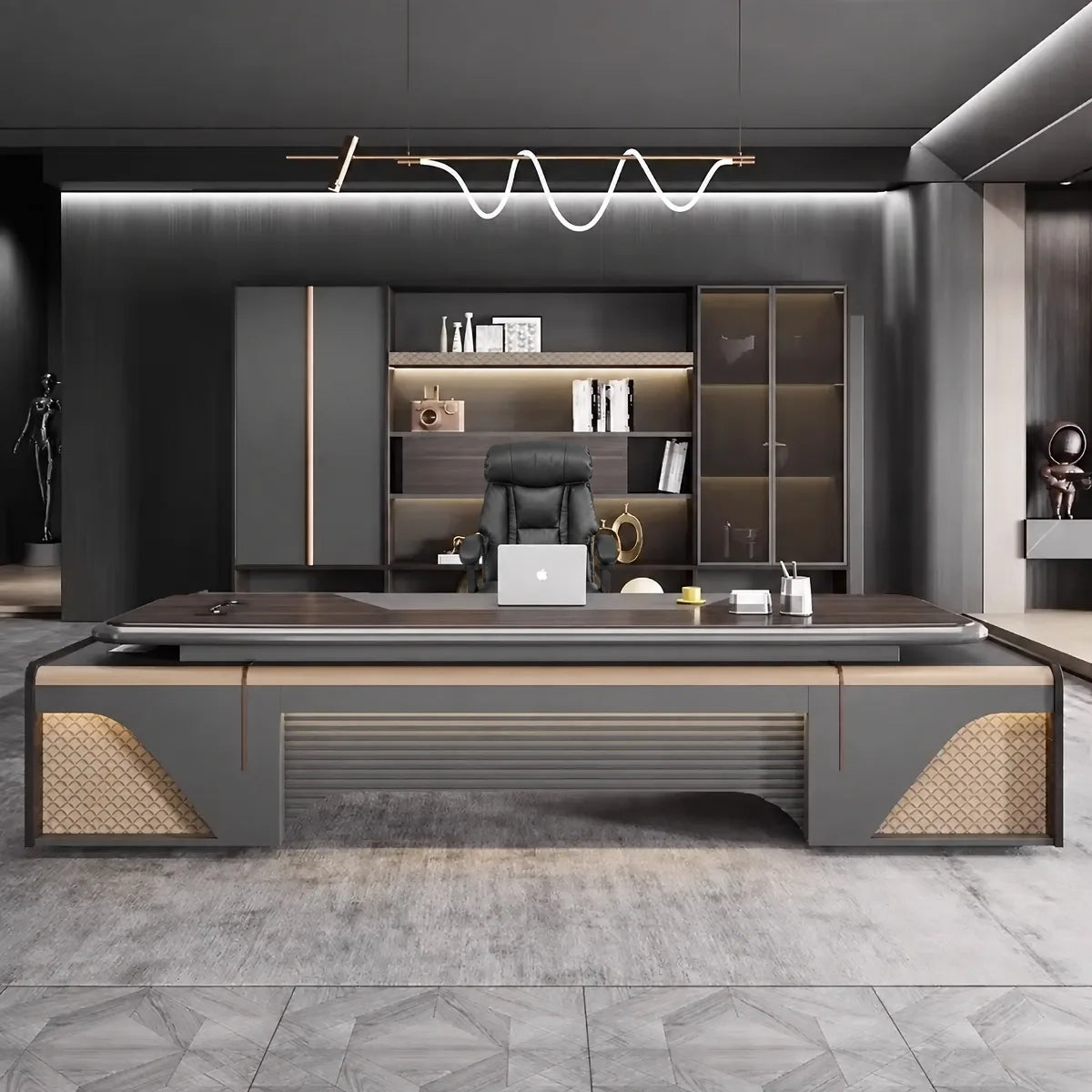 Stellan · Modern L-Shaped Executive Desk, photo 4 of 9
