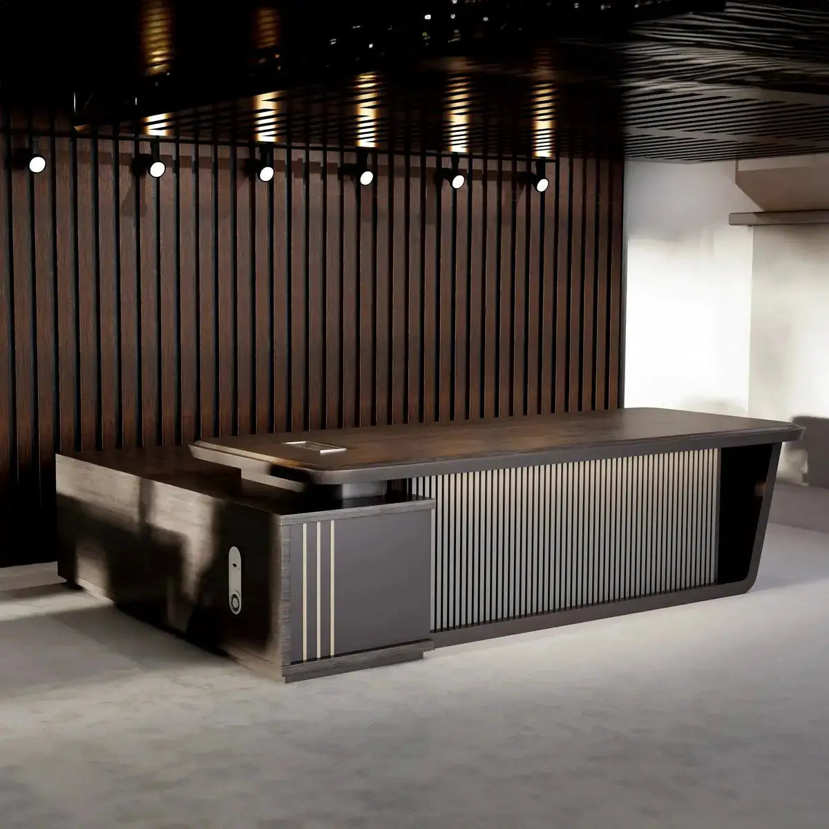 Sterling · Modern Executive L-Shaped Desk by Arc Grove