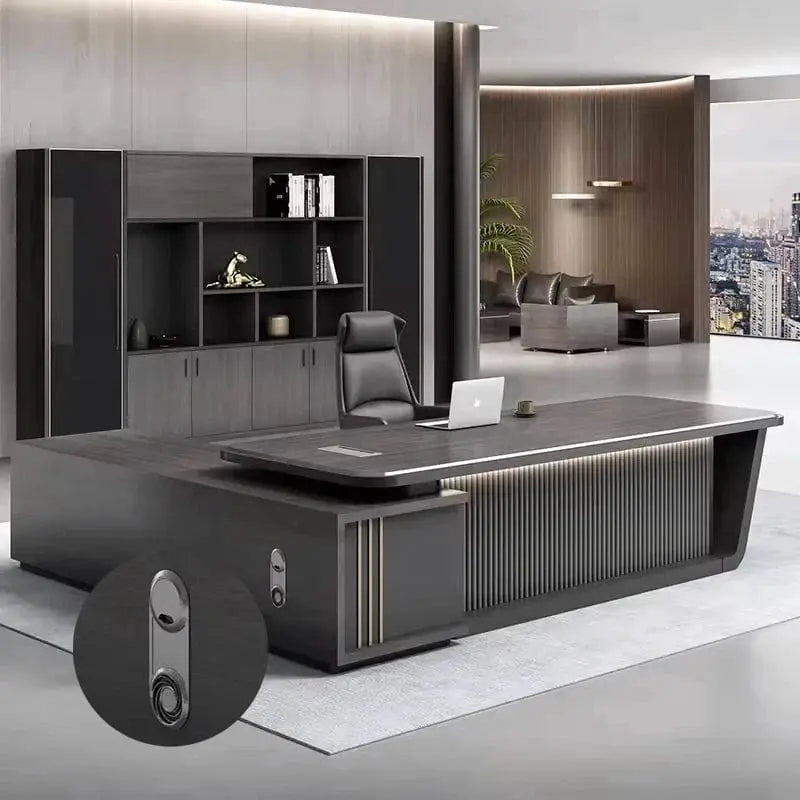 Sterling · Modern Executive L-Shaped Desk by Arc Grove