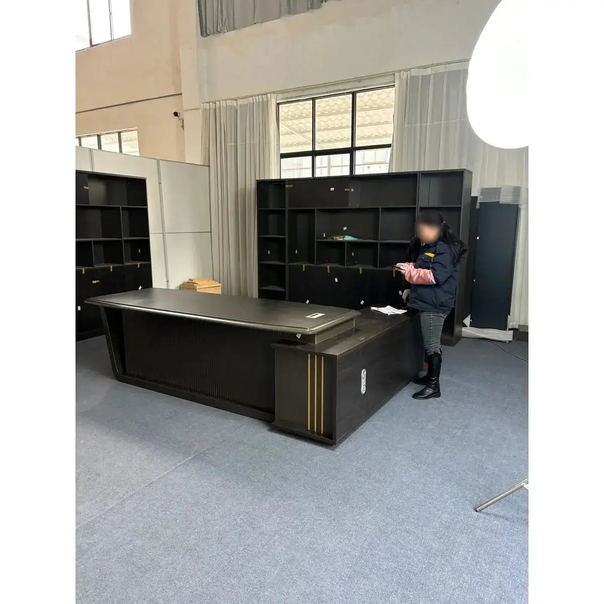 Sterling · Modern Executive L-Shaped Desk by Arc Grove