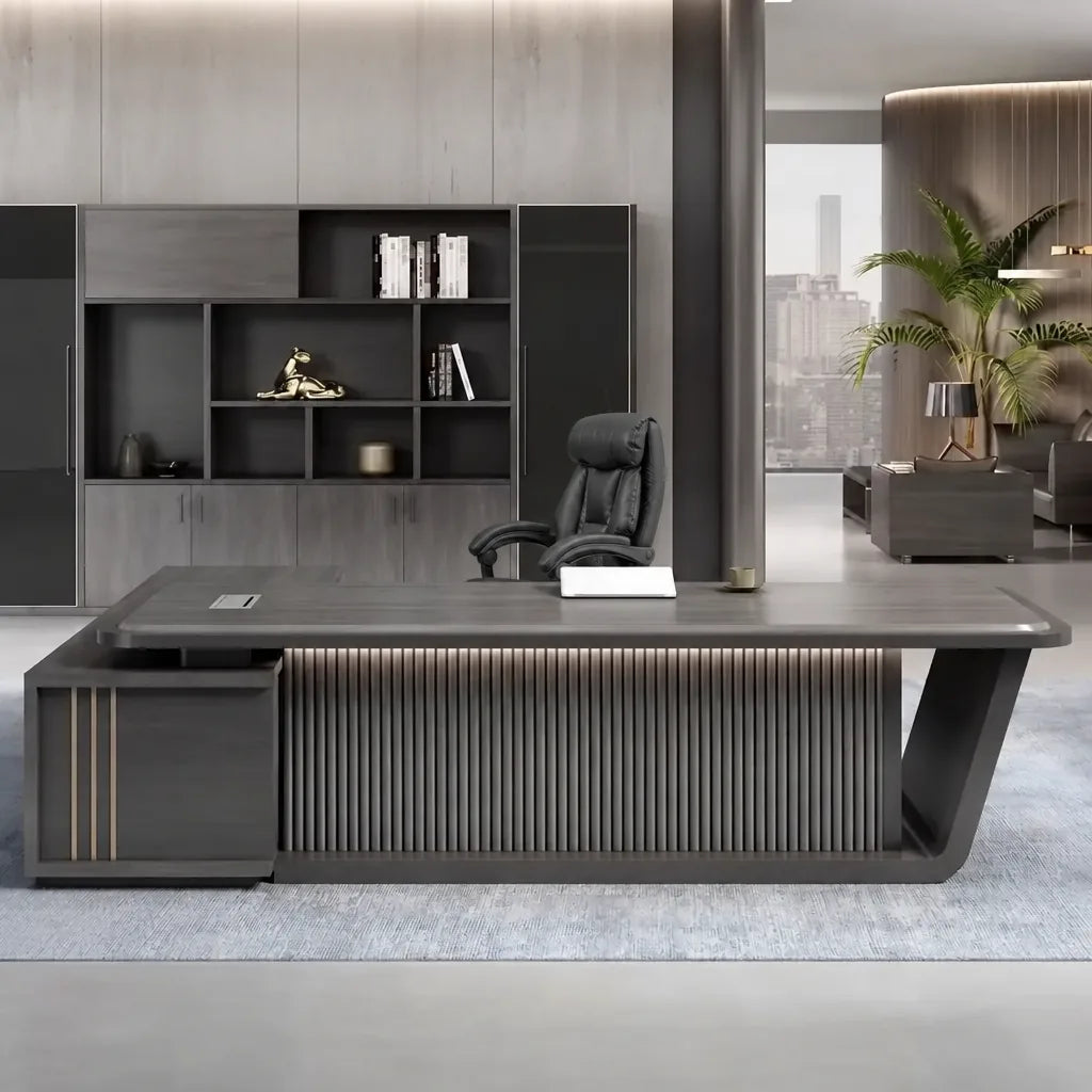 Sterling · Modern Executive L-Shaped Desk, photo 2 of 15