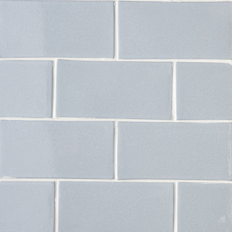 Mist Glossy Subway Ceramic Tiles 3x6 Ceramic Glossy 6x6 Tiles — 2
