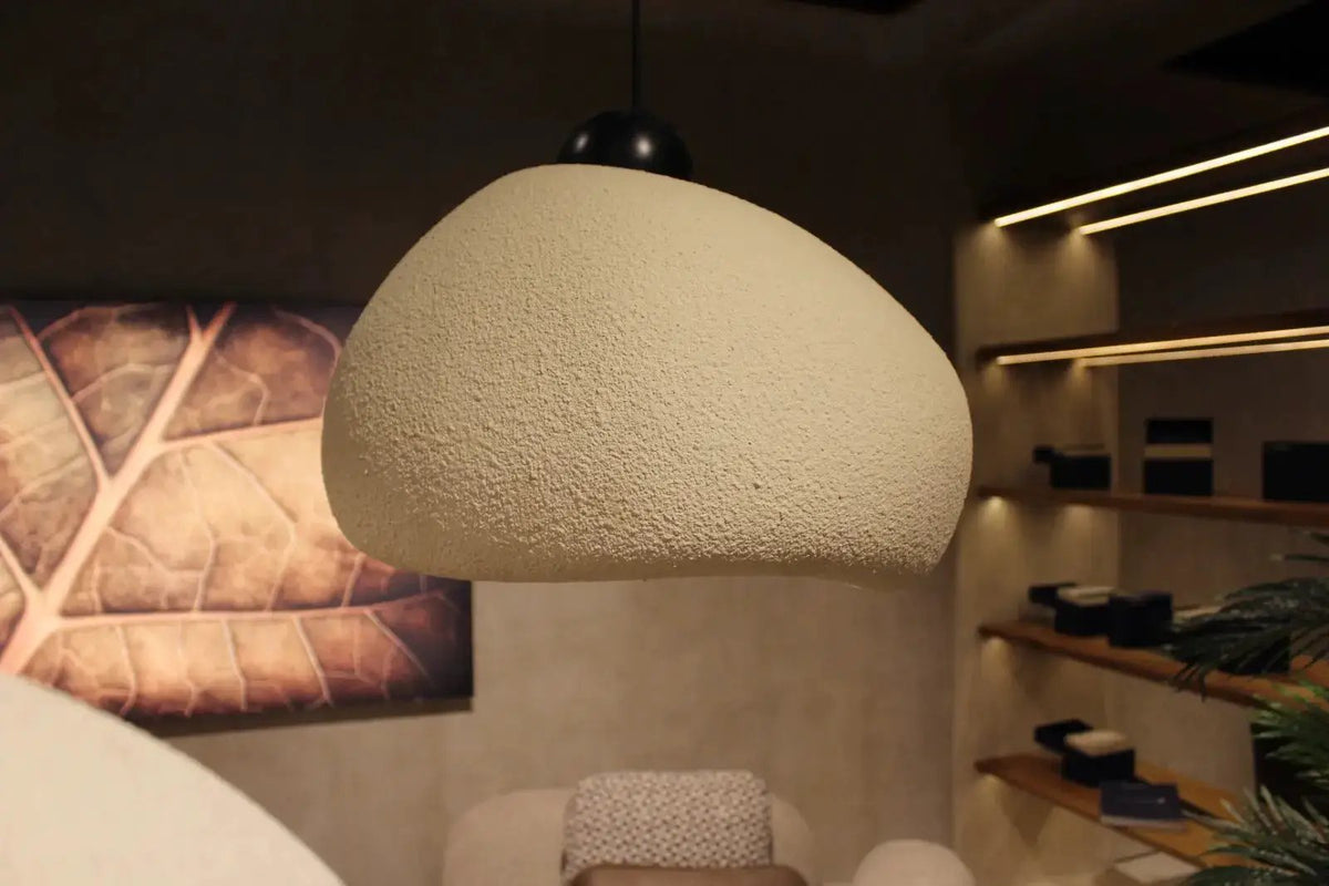 Wabi Sabi Chandeliers - Decorative Stone Textured Pendant Light by Gizz