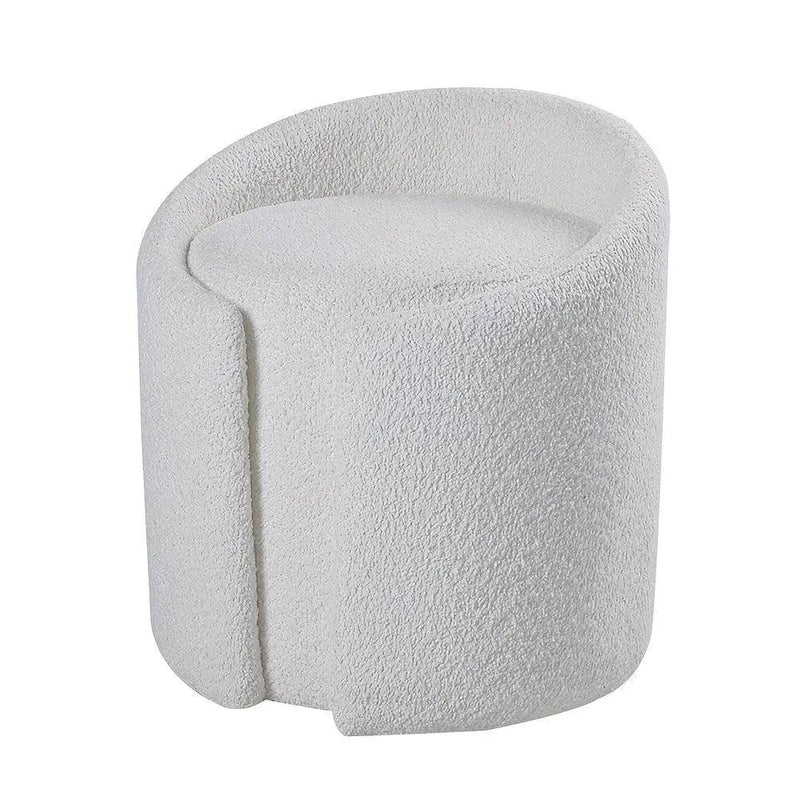 Stool - Fleece Teddy Grey by House Of Avana
