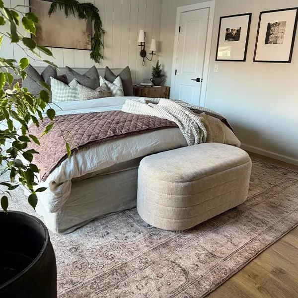 Upholstered Nesting Storage Bench, Set of 2 by Decor Steals