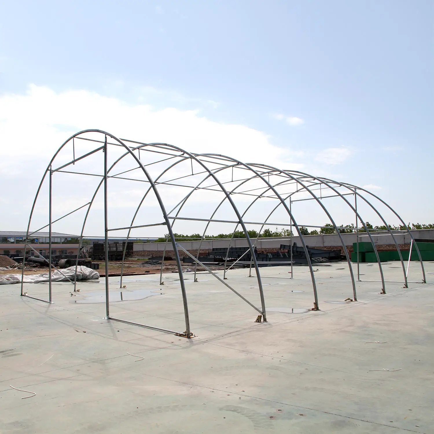 W30'xL65'xH15' Single Truss Arch Storage Shelter by Chery Industrial