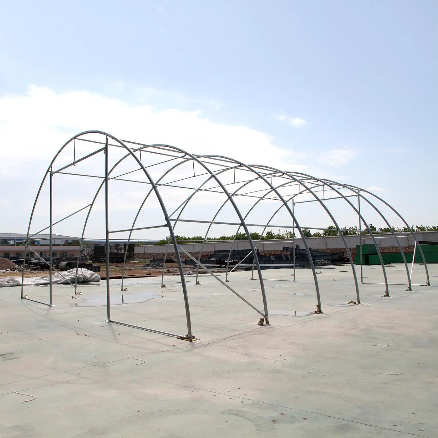 W20'xL30'xH12' Single Truss Arch Storage Shelter by Chery Industrial
