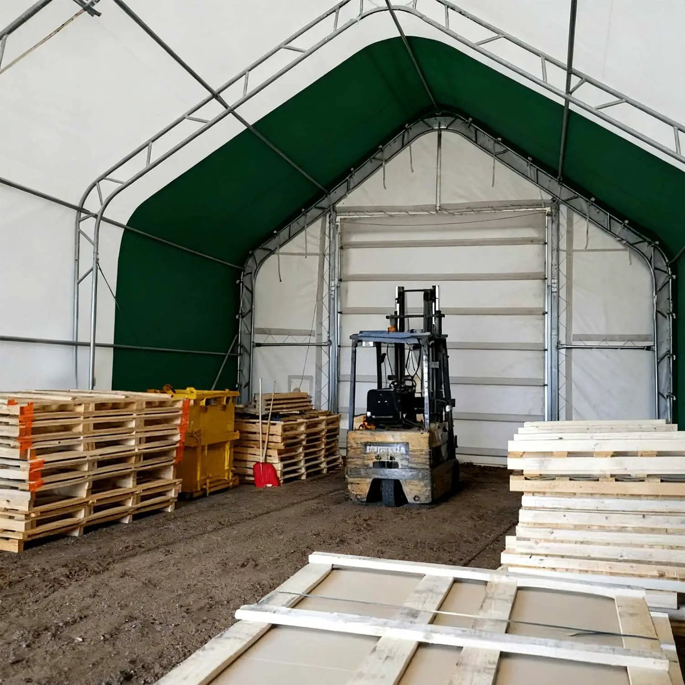 W30'xL60'xH20' Double Truss Storage Shelter by Chery Industrial