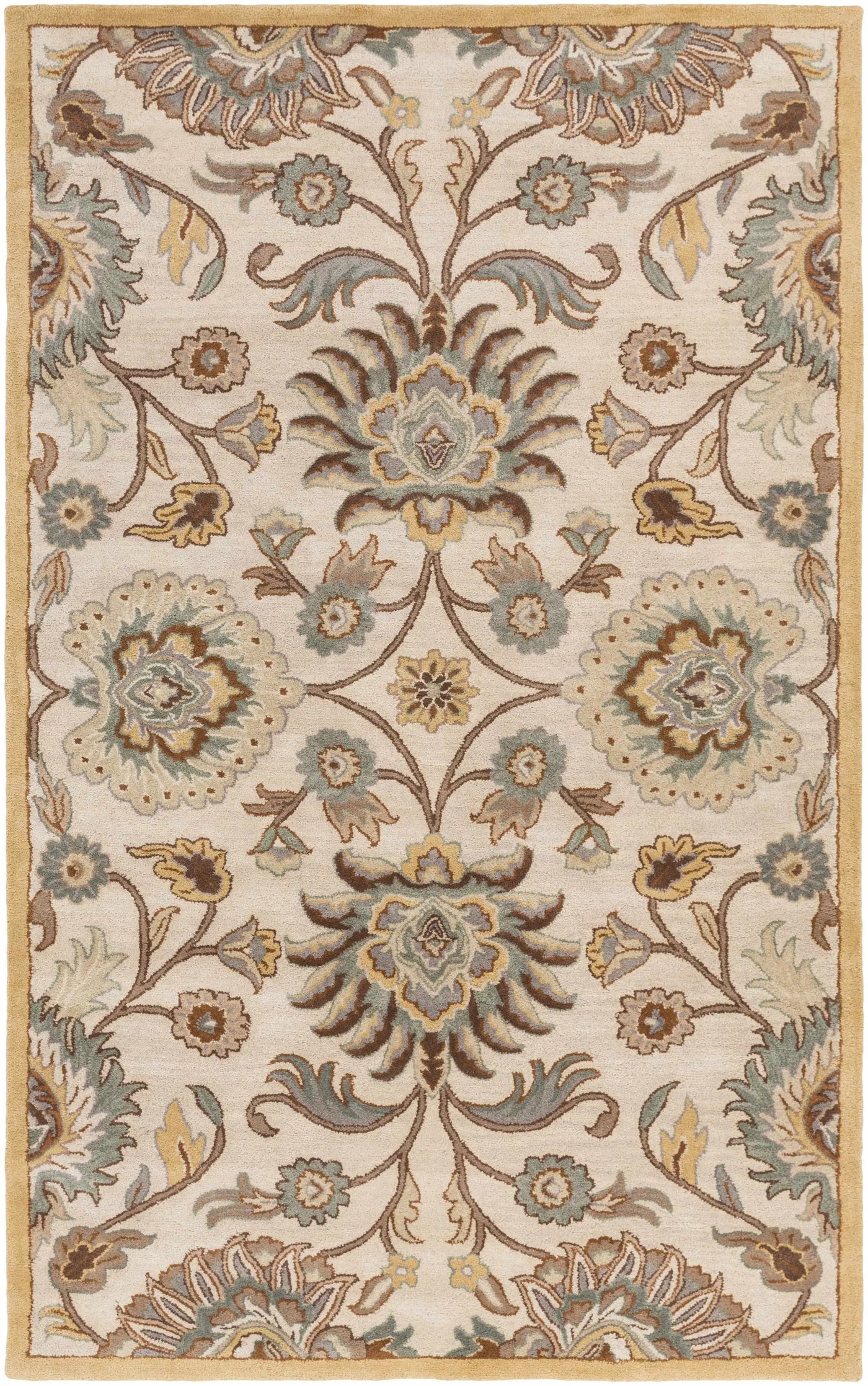 Conesus Hand Tufted Tan 1012 Area Rug by Boutique Rugs