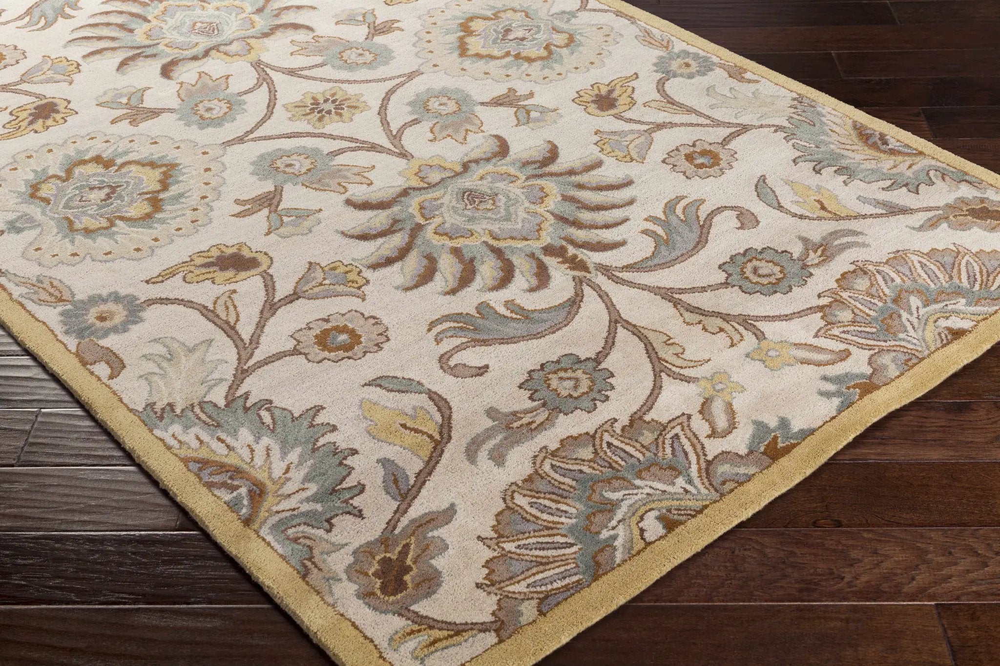 Conesus Hand Tufted Tan 1012 Area Rug by Boutique Rugs