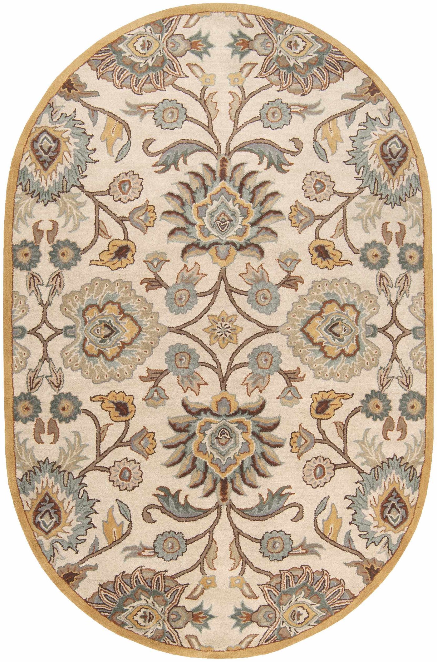 Conesus Hand Tufted Tan 1012 Area Rug by Boutique Rugs