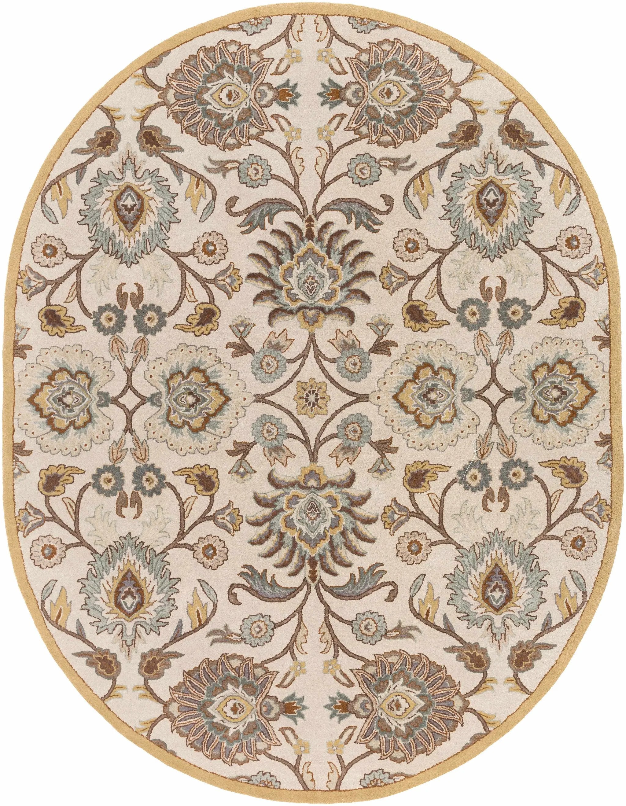 Conesus Hand Tufted Tan 1012 Area Rug by Boutique Rugs