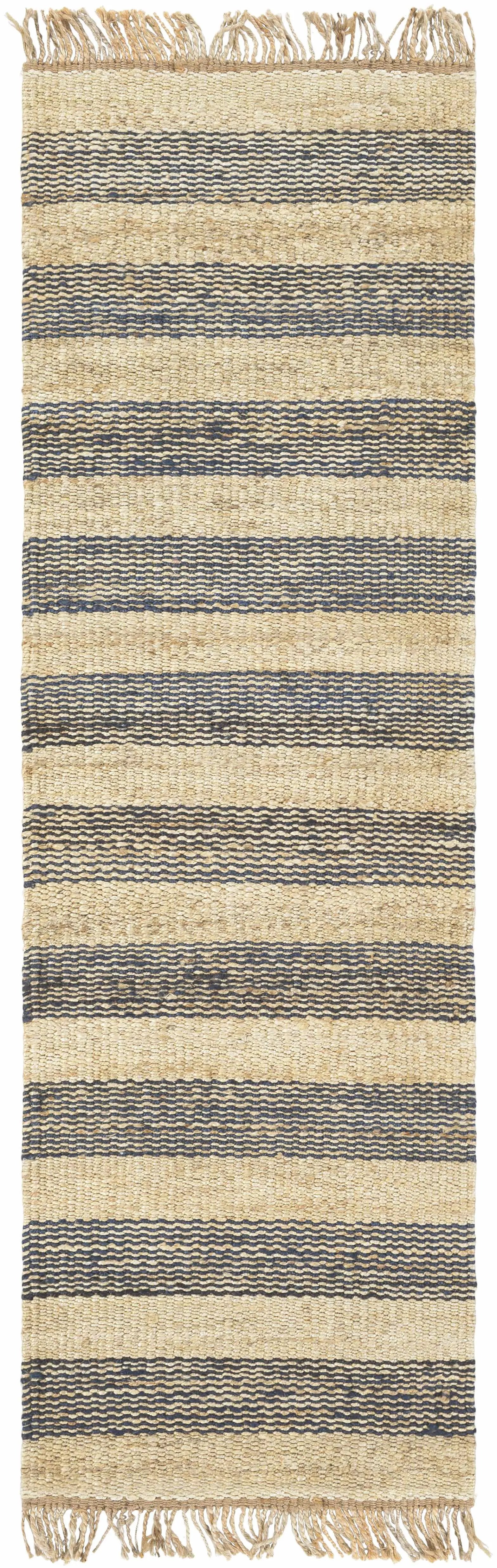 Stapleford Striped Jute Carpet - Clearance by Boutique Rugs