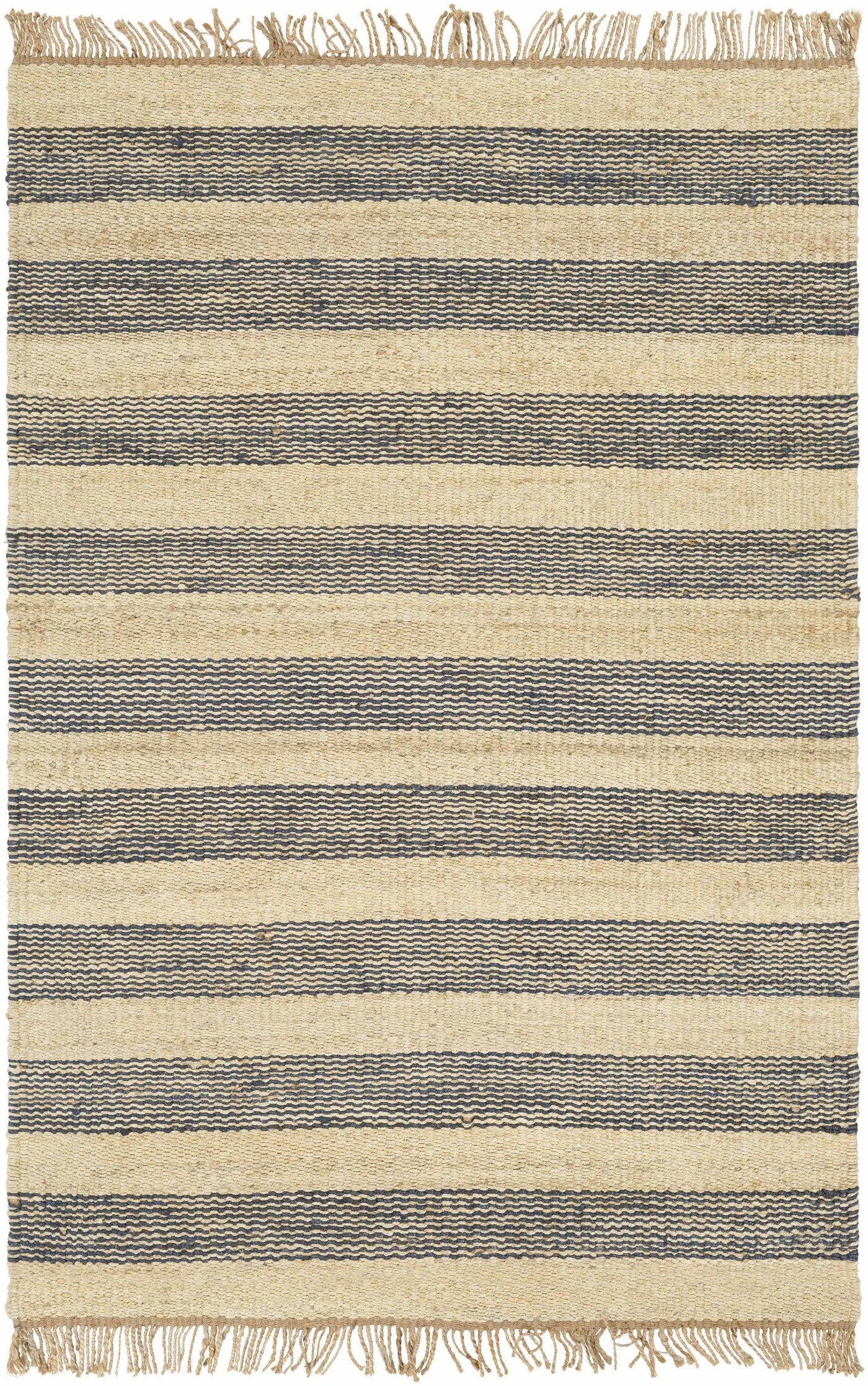 Stapleford Striped Jute Carpet - Clearance by Boutique Rugs