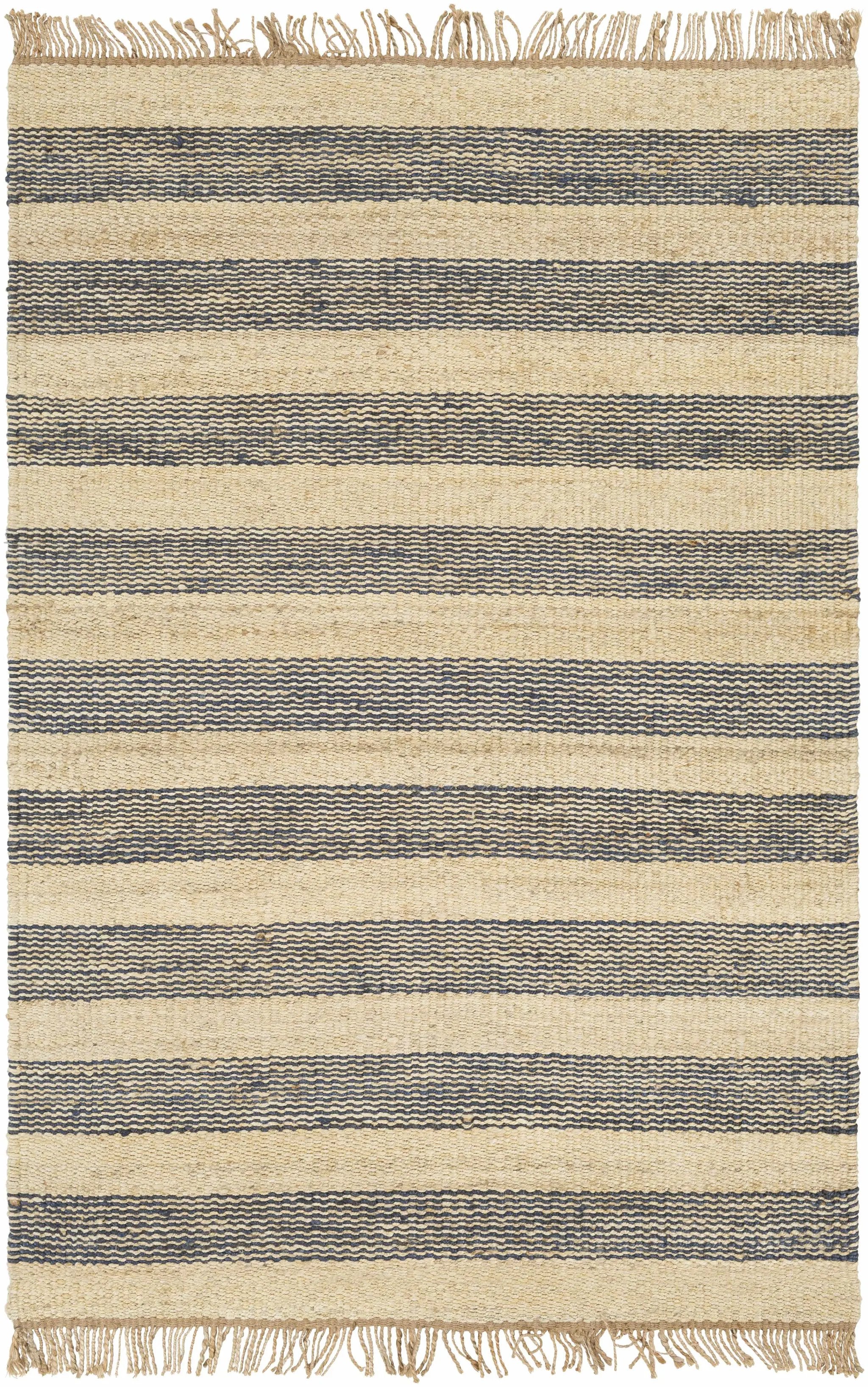 Stapleford Striped Jute Carpet - Clearance by Boutique Rugs