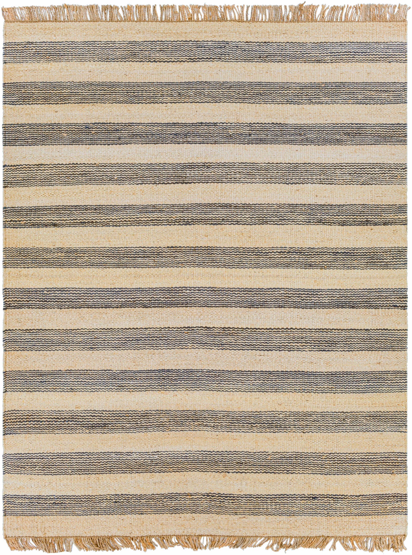 Stapleford Striped Jute Carpet - Clearance by Boutique Rugs