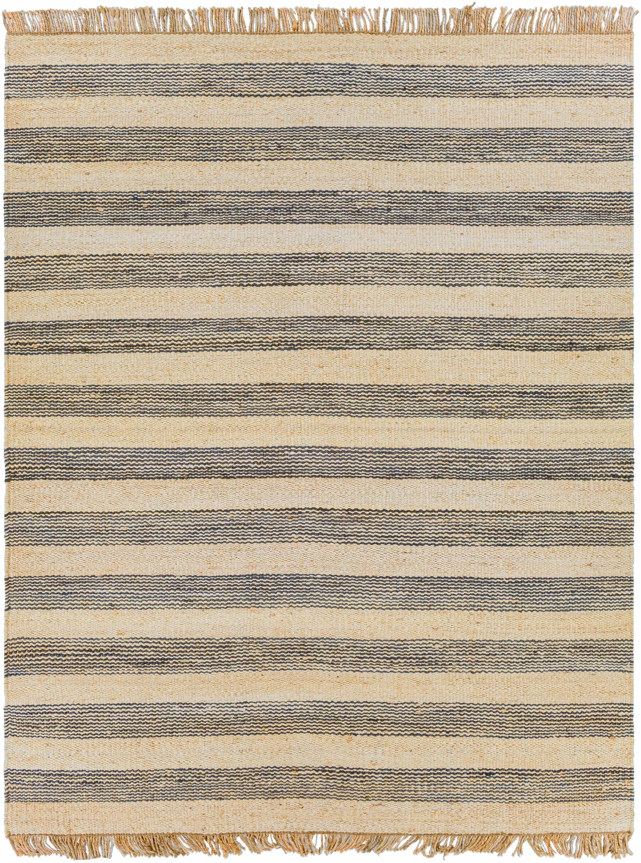 Stapleford Striped Jute Carpet - Clearance by Boutique Rugs