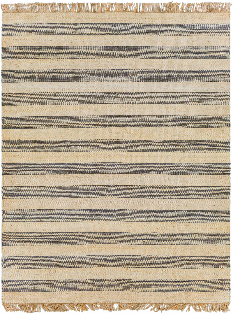 Stapleford Striped Jute Carpet - Clearance by Boutique Rugs