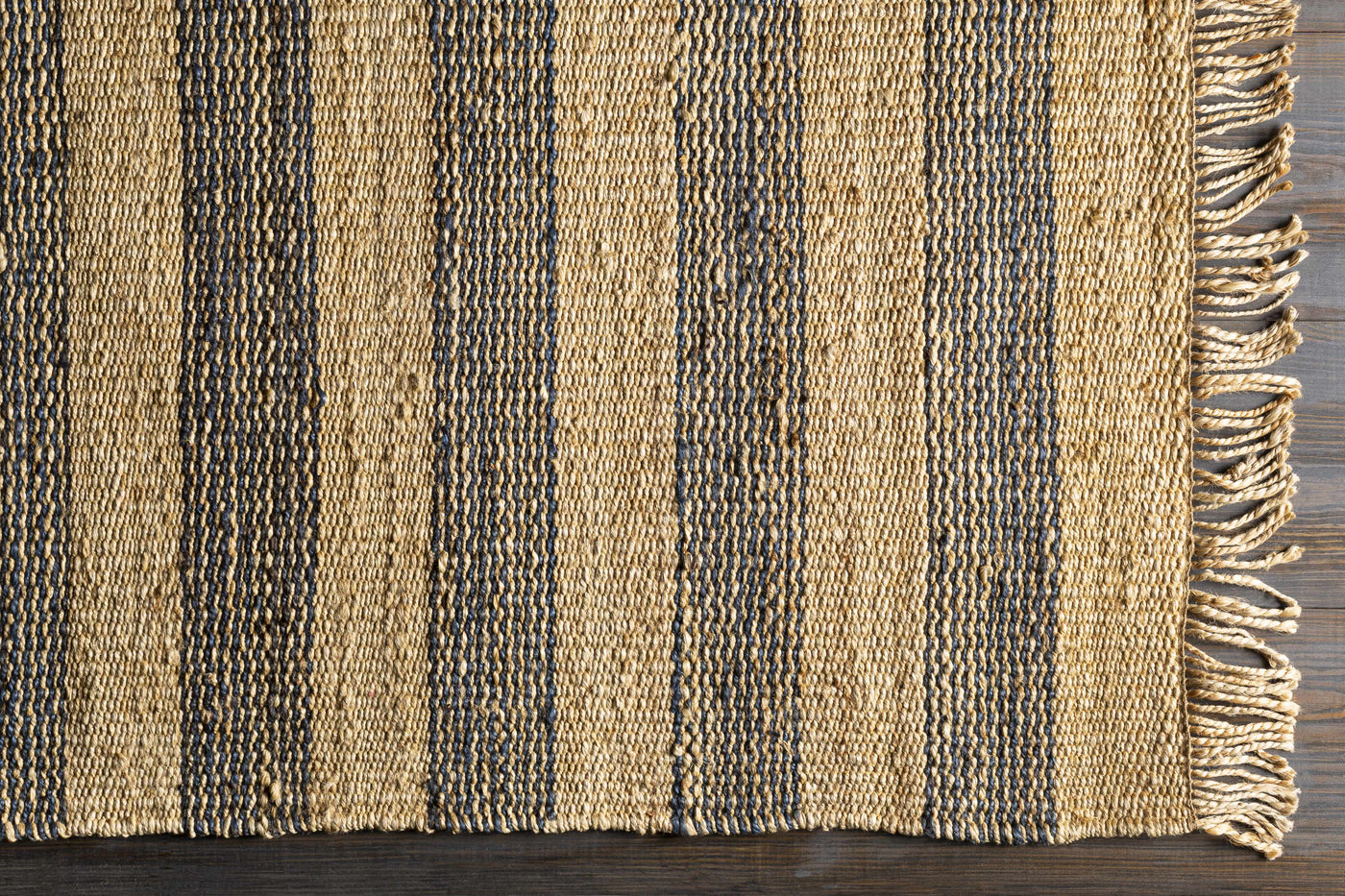 Stapleford Striped Jute Carpet - Clearance by Boutique Rugs