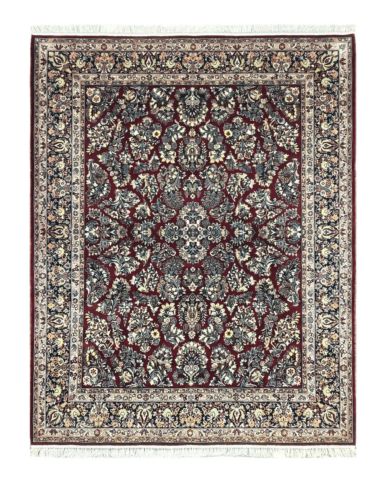 Karastan Rug 9x12 Red Sarouk #785, Wool Karastan Carpet, Discontinued Vintage, Original 700 Series, Karastan Area Rug by Jewel Rugs