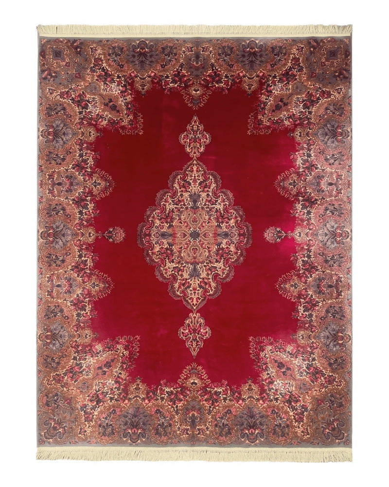 Karastan Rug 8.8 x12 Red Kirman #762, Original 700 Series, Vintage Karastan Carpet, Discontinued Karastan Rug, Karastan Wool Area Rug by Jewel Rugs