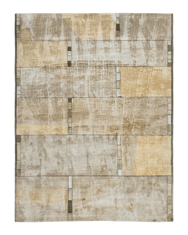 Tufenkian Tibetan Rug 12x16, Handmade Wool Modern Area Rug, Palace Size Carpet by Jewel Rugs