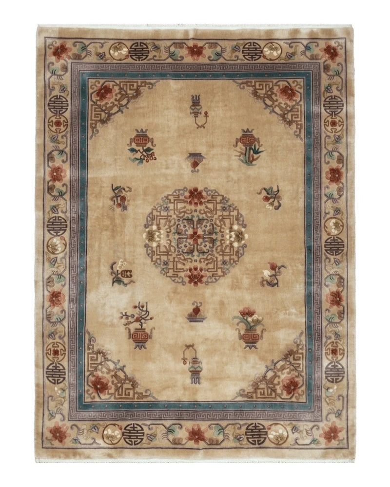 Chinese Wool Rug 8x12, Chinese 90 Line Rug by Jewel Rugs