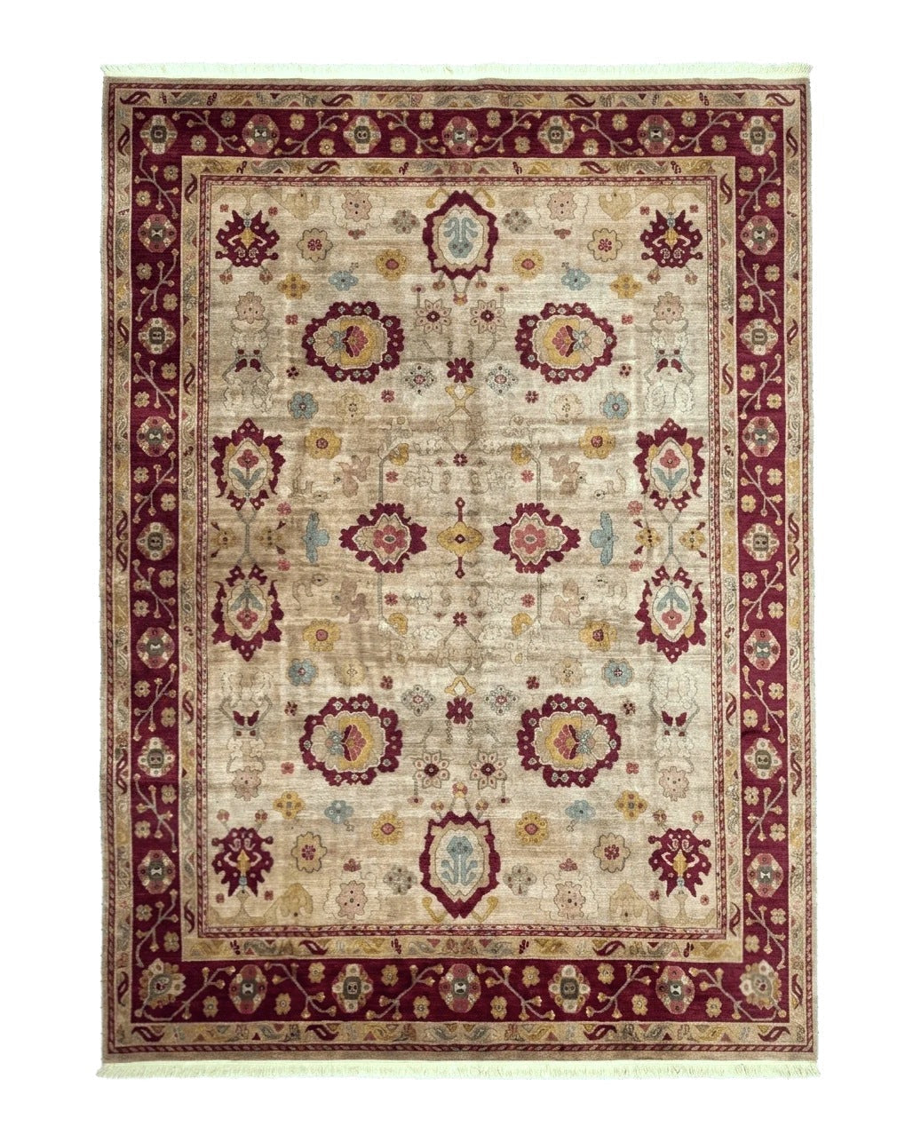 Karastan Rug 10x14, Antique Legends Oushak 2200-203, Vintage, Wool Pile by Jewel Rugs