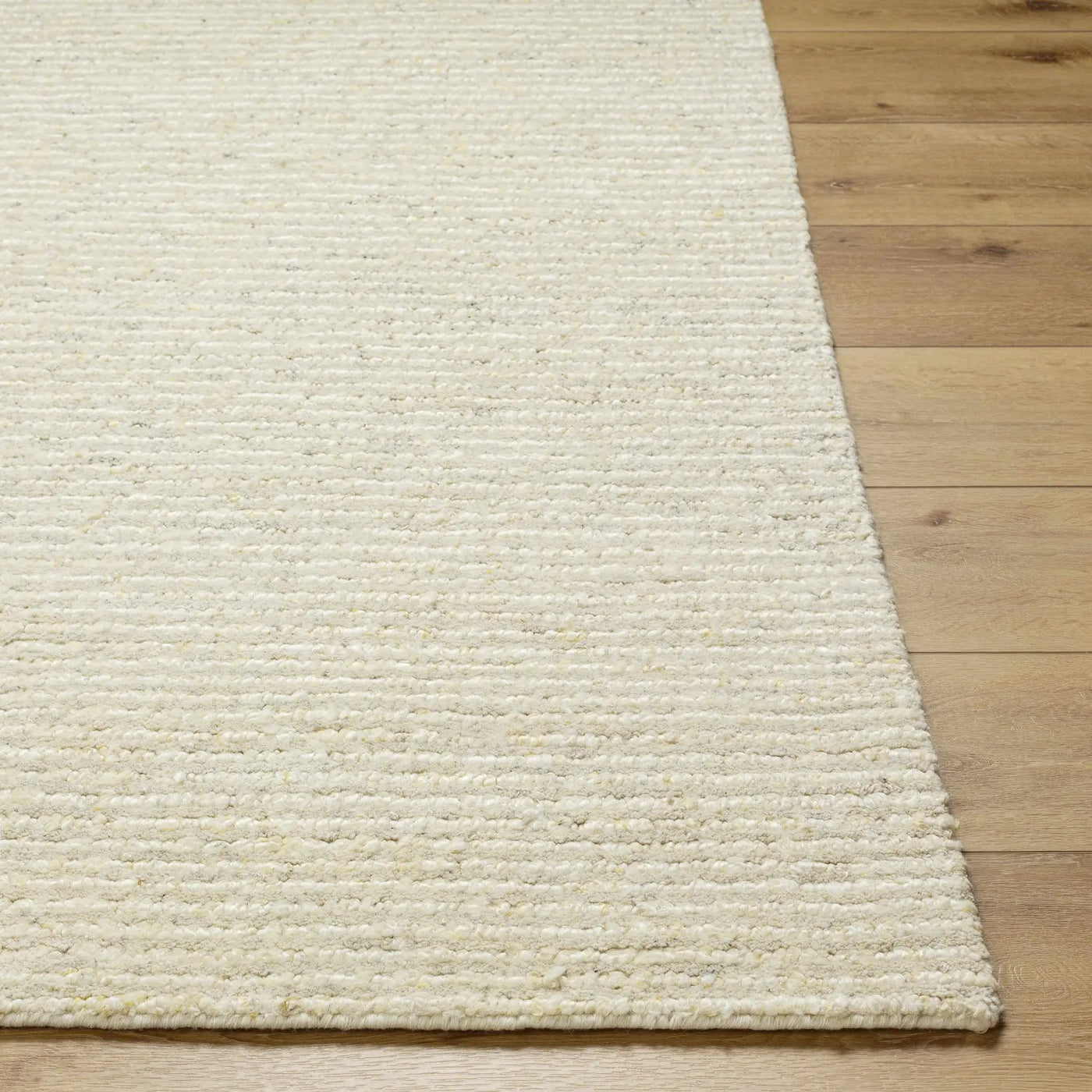 Chaz Cream Wool Rug - Clearance by Boutique Rugs