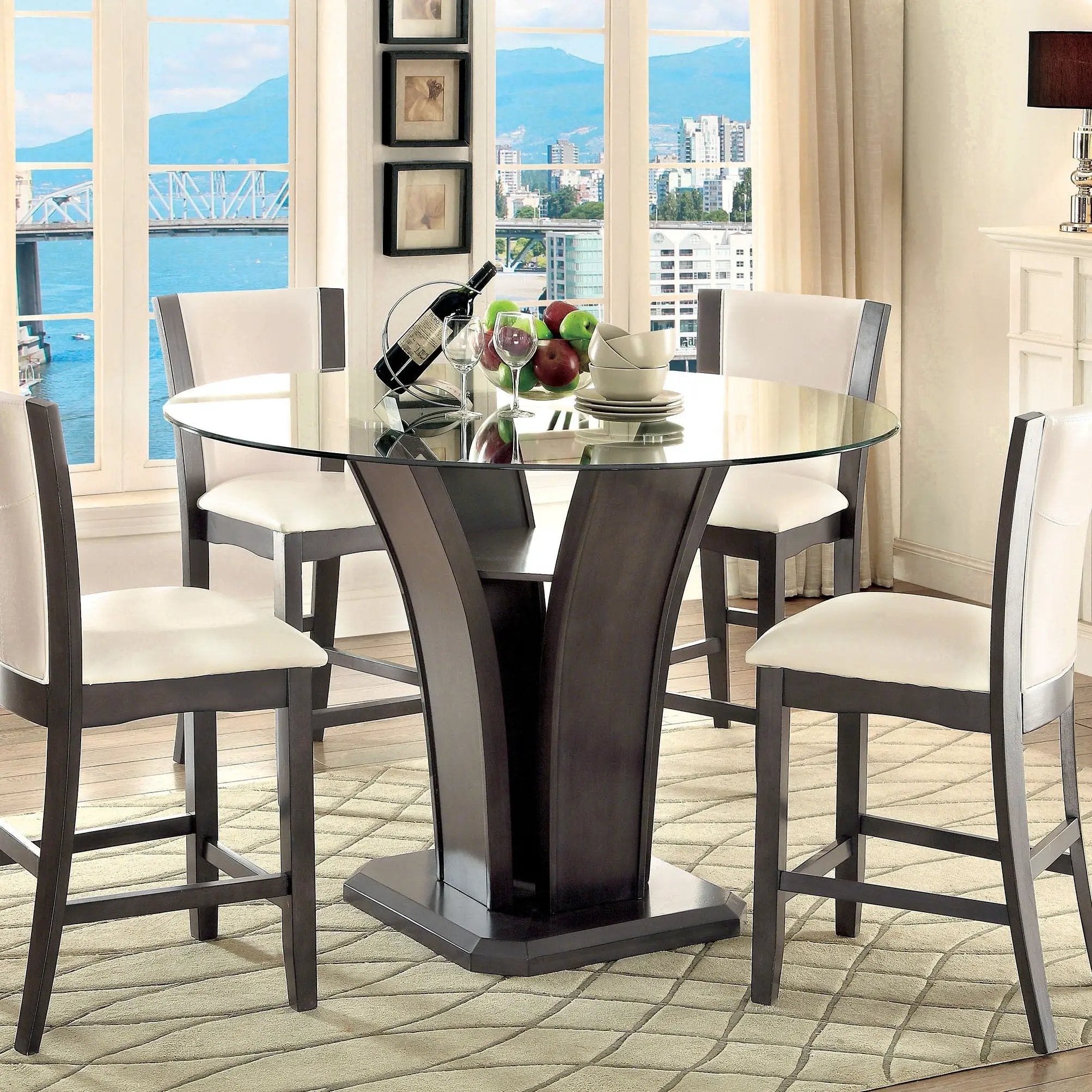 Manhattan - Round Counter Ht. Table by Unique Piece Furniture