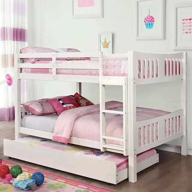 Cameron - Full/Full Bunk Bed, White by Unique Piece Furniture