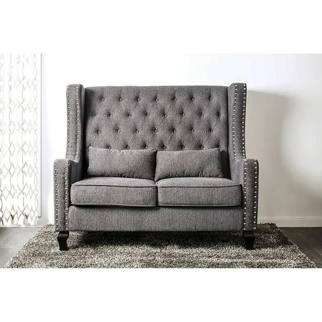 Alicante - Love Seat Bench, Gray by Unique Piece Furniture
