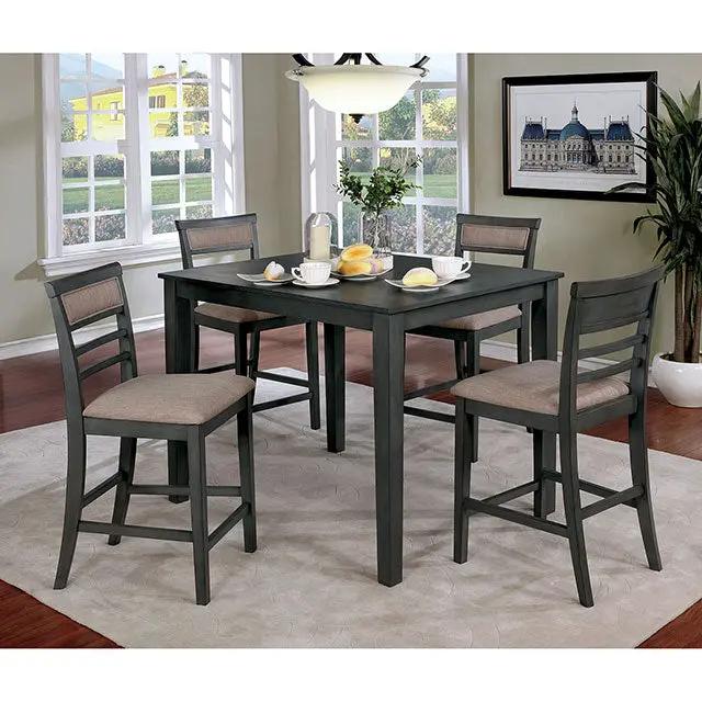 Fafnir - 5 Pc. Counter Ht. Table Set by Unique Piece Furniture