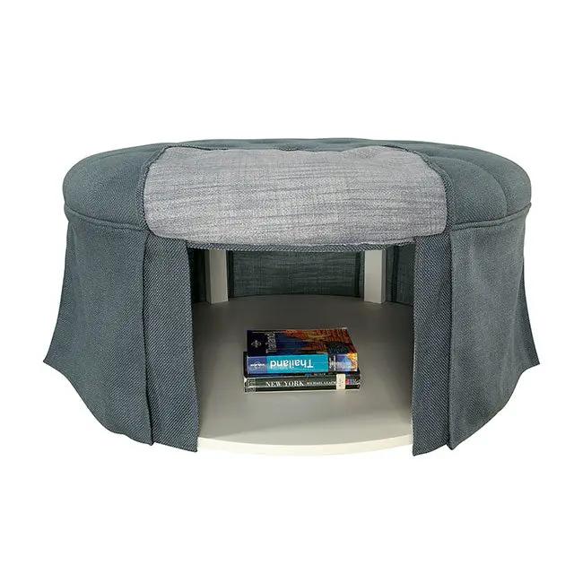 Claes - Round Ottoman by Unique Piece Furniture