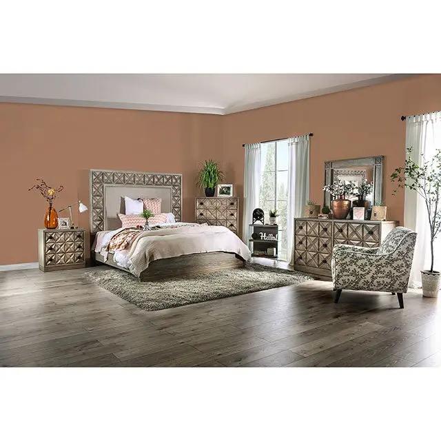 Markos - E.King Bed by Unique Piece Furniture