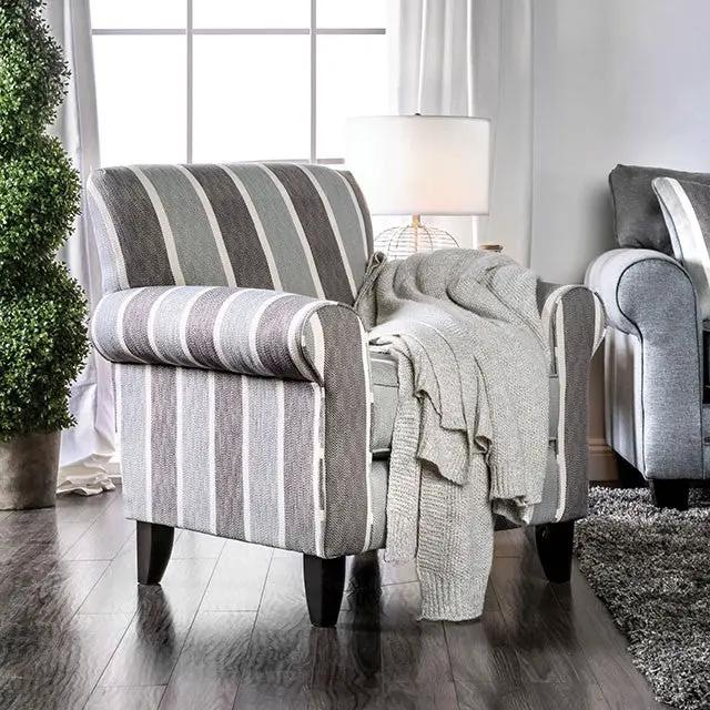 Misty - Stripe Chair by Unique Piece Furniture