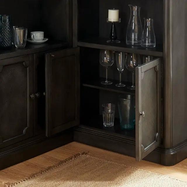 Voltaire - Corner Curio by Unique Piece Furniture
