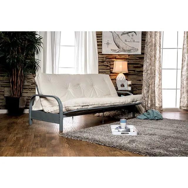 Plosh - 8" White Futon Mattress w/ Spring by Unique Piece Furniture